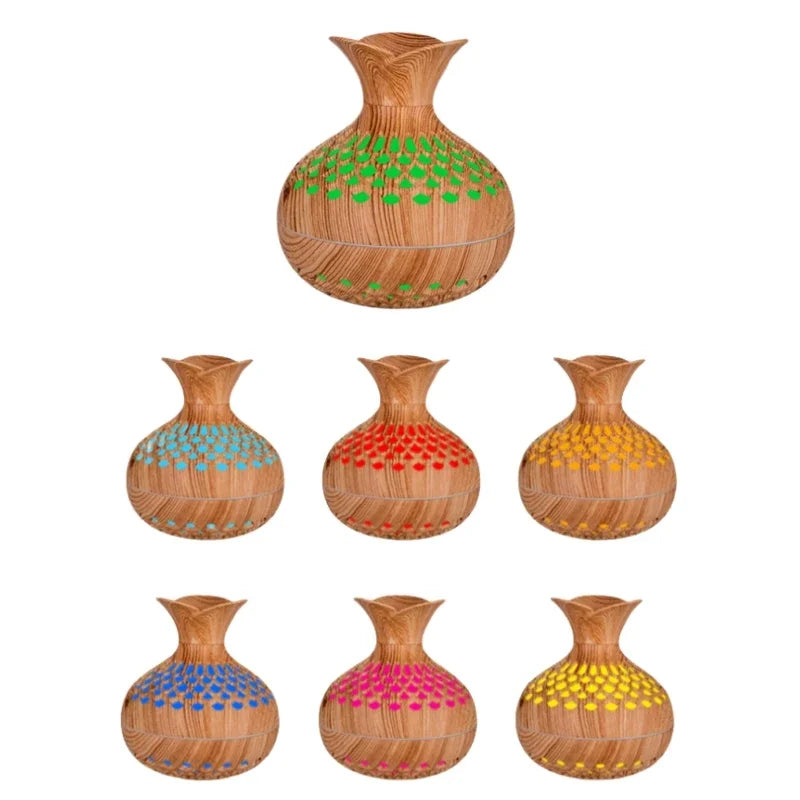 Wood Grain Vase Humidifier