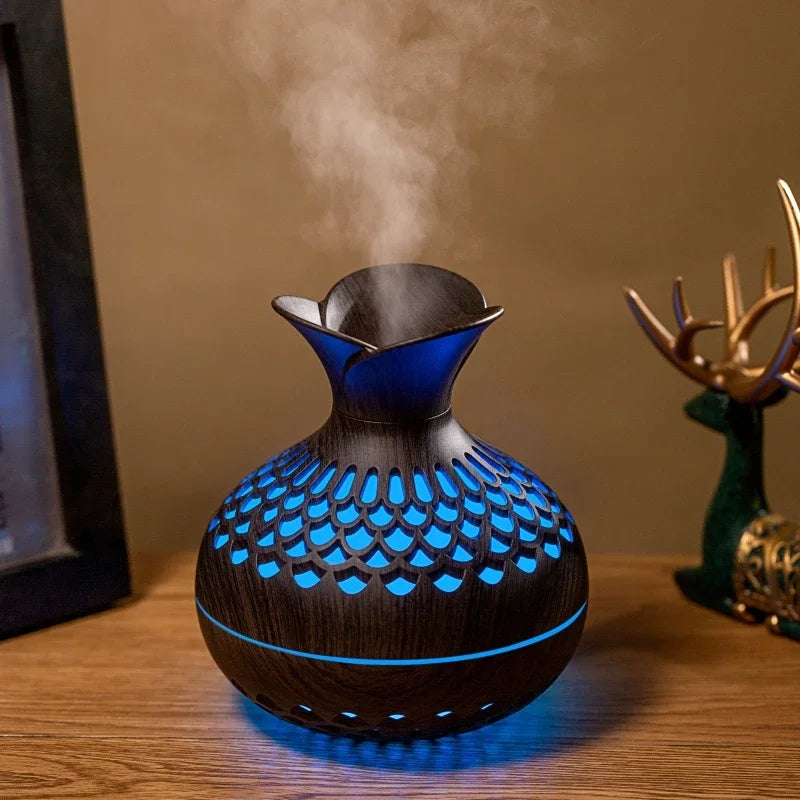 Wood Grain Vase Humidifier